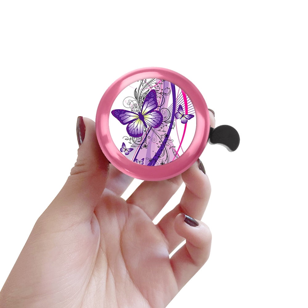 WIRESTER Pink Bicycle Bell Aluminum Alloy Mini Bike Bell With Ring