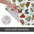 thumbnail image 6 of Yiaed Multicolored Butterflies Print Flannel Doormat Mat Outdoor Indoor Door Mats, Non Slip Durable Entrance Rugs for Outside Entry, Porch, Resist Dirt, 16"x24", 6 of 7
