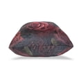 thumbnail image 4 of Iauyy Spring Couch Pillowcases 18x18 (Set of 2) Cotton fleece Pillow Covers for Bed Sofa Living Room, Deep Red Rose, 4 of 6