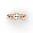 thumbnail image 4 of JFY JEWELS 1.3Ct Solitaire Natural Moissanite Women's Wedding Ring 14K Rose Gold Plated Sterling Silver, 4 of 5