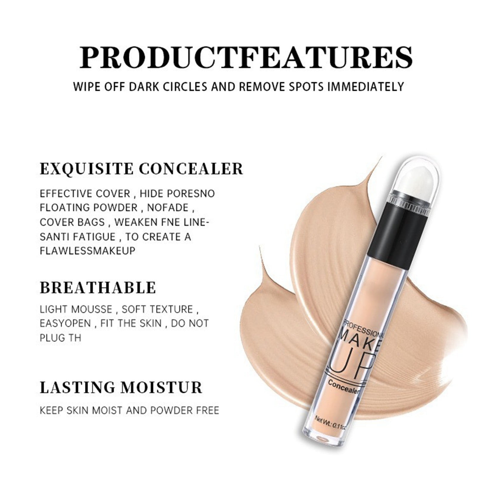 Infallible 24hr Fresh Wear Foundation Banana Low Moisturizing Stick Foundation Pale Fair Stick Highlighter Stick Makeup Eyes Eye Stick Men Roll on for Bags under Eyes Deep Places 377vc The Creme Shop