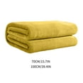 thumbnail image 4 of Xuniizn Soft Blankets, Throw Blanket for Couch, Flannel Sherpa Blanket Fleece Blanket for Adults, Cozy, Plush, Thicken, Reversible, Machine Washable, Yellow, 4 of 7