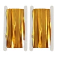 thumbnail image 1 of 2 Pack Metal Foil Matte Tassel Curtain Party Decor For Props Festive Celebration Party Decor, 1 x 2m, 1 of 5