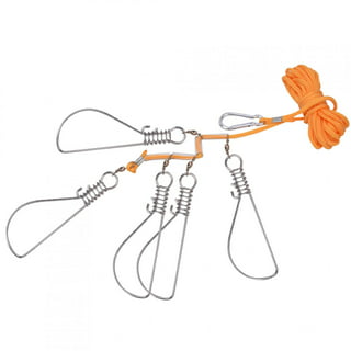 Fish Stringer Fishing Stringer Clip Live Fish Lock With High Strength Snaps  Buckles Big Fish Wire Rope Cable Fishing Holder Kit With Float And Plastic  Handle, 24/7 Customer Service