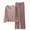 Khaki, variant on SwiftWear Pajamas Women's Cotton Long Sleeve Sleepwear Pullover Scoop Neck Top Soft Loungewear Casual Pajama Set for Women