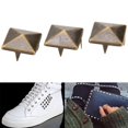thumbnail image 3 of 100 Pcs Rivets, Rivets Carrés Pyramide Punk pour Bracelets, Vêtements, Sac à Main Rivet en Cuir Rivet Punk avec 4 Clous en Métal, 3 of 7