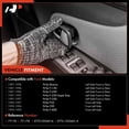thumbnail image 2 of A-Premium - Interior Metal Door Handle Front Rear Left Driver Side - Compatible with 1987-1997 Ford F150 F250 F350 Bronco F53 F59 F800 - Replace# E7TZ-1522601-A, E7TZ1522601A, 2 of 6