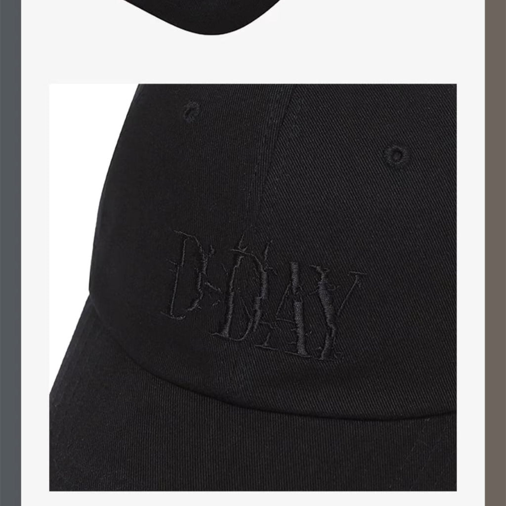 アイドル SUGA TOUR D-DAY BALL CAP Kpop Idol Suga Agust D Tour D-day Ball Cap（black
