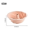 thumbnail image 2 of RYLZX 3 Pack Large Fluted Cake Pan  - Nonstick Fluted Tube Pan, Large Round Silicone Mold for Cake, Brownie, Cornbread, Jello Cake （﻿Grey + Pink + Blue）, 2 of 7
