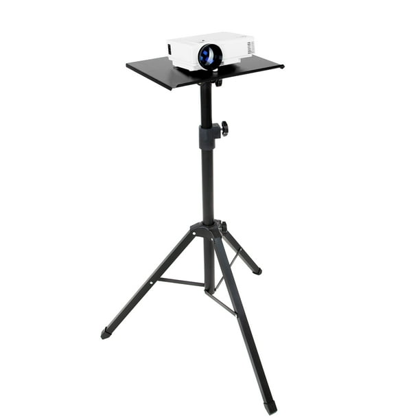 MountIt! Tripod Projector Stand Adjustable DJ Laptop Stand with