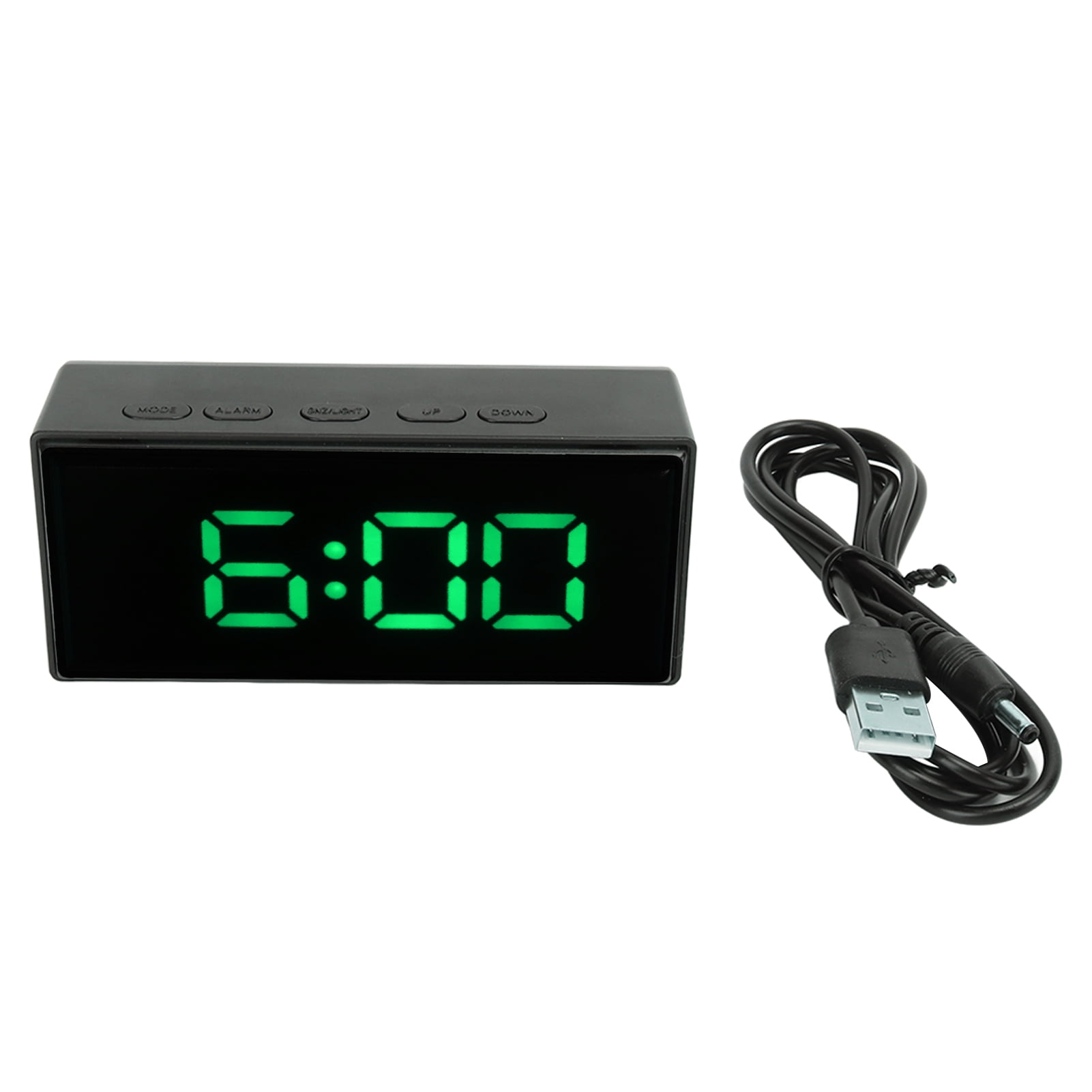 LED Digital Clock, Smart Light Sensing Night Mode Clear Display