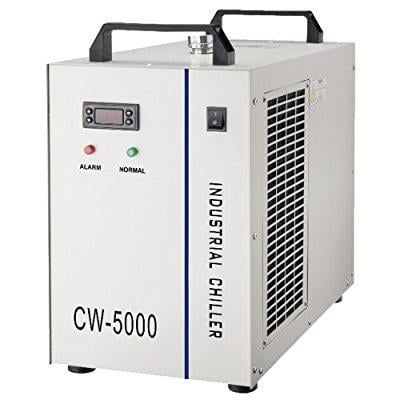 Co2 Tube - cw-5000dg industrial water chiller for single 80w/100w co2 laser tube cooling, 0.41hp, ac 1p 110v, 60hz