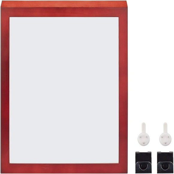 1Set Wood Picture Frame with Organic Glass 33.2x28.2x2cm
