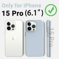 thumbnail image 3 of iPhone 15 Pro Case, Upgraded [Shockproof Silicone Series] Full Body Protective Slim Phone Case, Soft Anti-Scratch Microfiber Lining, 6.1 inch, Baby Blue, 3 of 13