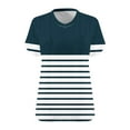 thumbnail image 4 of LADIGASU Women's Oversize V-neck Short Sleeved Solid Base Shirt Sports T-shirt, 4 of 4