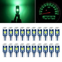 SCITOO 20x Instrument Cluster Dash Panel Lights T5-3-3030-SMD-Green For Chevrolet For Avalanche 1500 2002-2006 For Chevrolet For Avalanche 2500 2002-2006 For Chevrolet For C1500 1998-1999