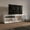 White, variant on Entertainment Centers, Adel 51" Wide Tv Stand with One Door Cabinet , Four Open Shelves, Cable Management, Living Room, Tv Room Black, Black TV Stands With Storage,Mdf Small TV Stands