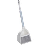 POINTERTECK Petit balai et poêlon Set balai de balais et poûlon Combo pour la maison Chambre de cuisine Enfants Ménage Craft (Blanc)