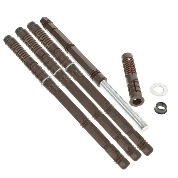 HAKIDZEL 4Pcs Heavy Duty Hidden Floating Shelf Brackets PP and Iron Blind Shelf Support for Shelves