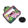 thumbnail image 3 of 10pcs Cartoon Music Frog Alloy Brooches Enamel Pins for Clothes Backpack Tape 27x30.5mm, 3 of 3