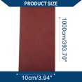 thumbnail image 4 of Papel de lija largo P220 Unique Bargains 393.70"x3.94" Rollo de lija roja de terciopelo 1 pieza, 4 of 6