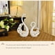 thumbnail image 2 of Matsuzay Adorno de cisne blanco, 2 uds., decoración moderna para el hogar, figuritas de animales, decoración de boda, Navidad, bodas, regalo Decoración, 2 of 6