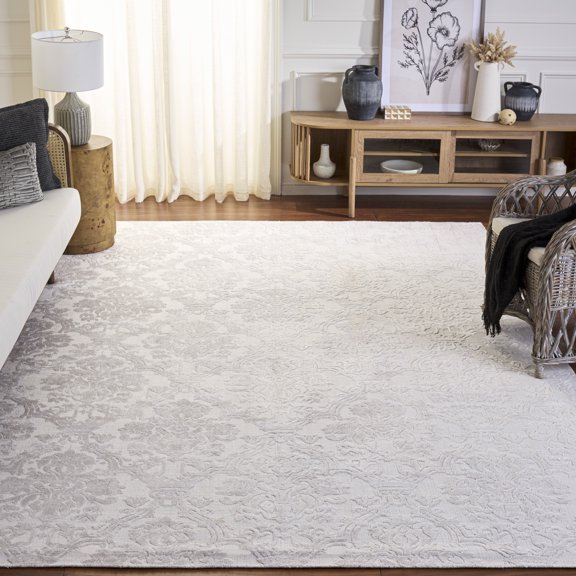 Safavieh Mirage Chadwick Damask Area Rug, Silver, 8' x 10'