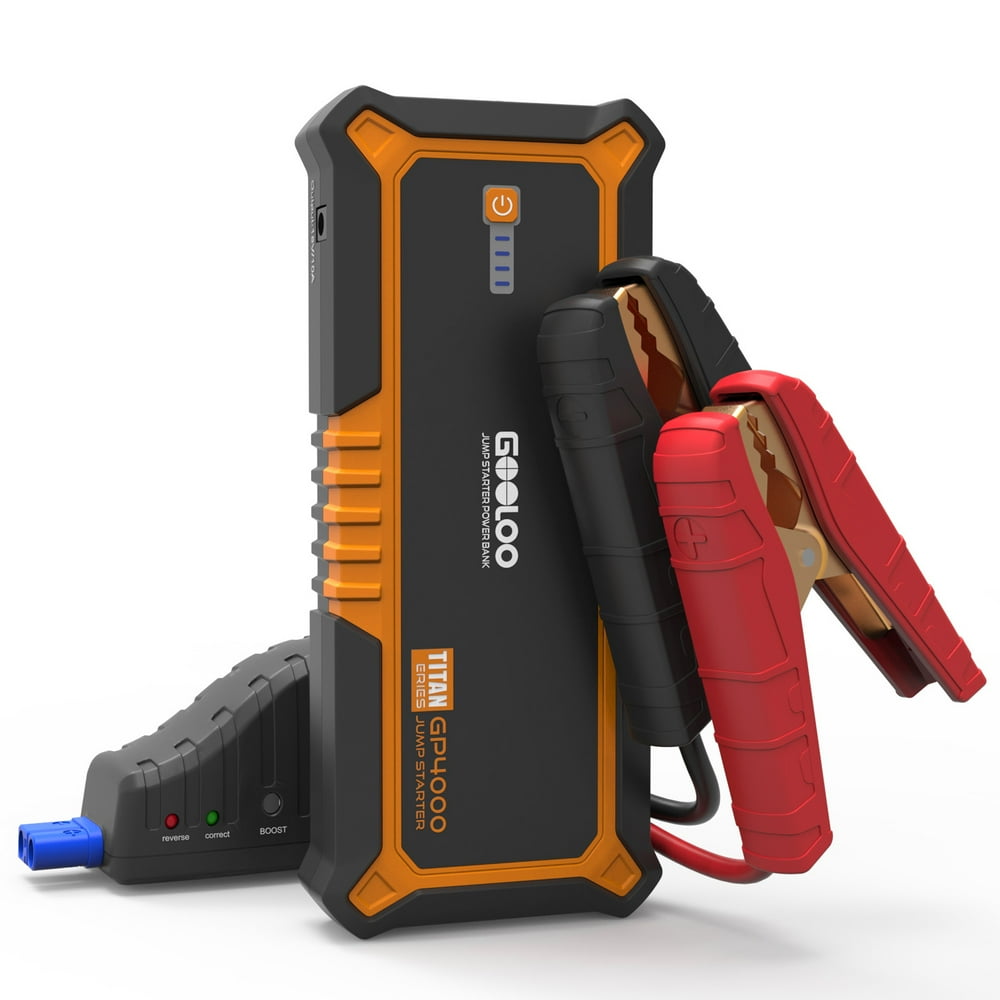 GOOLOO 4000A Peak Car Battery Jump Starter 12V Auto Jumper Booster for All Gas and up to 10.0L