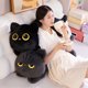 thumbnail image 5 of YiJuHui Cuddly Black Cat Plush Pillow Doll for Adults, Long Body Leg Hugging Sleeping Aid, Soft Stuffed Animal Toy for Stress Relief and Comfort, 5 of 5
