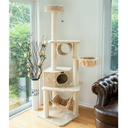 UPC: 0815481012080 | Armarkat real wood Cat Tree Model A7204  Beige