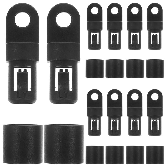 Ganchos de extremo de cuerda elástica, extremos de terminales de cuerda elástica para kayaks, barco, cuerda elástica (tipo B), 10 Uds.