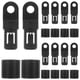 thumbnail image 1 of 10 ganchos elásticos para extremos de cuerda elástica para kayaks y barcos (tipo B), 1 of 8