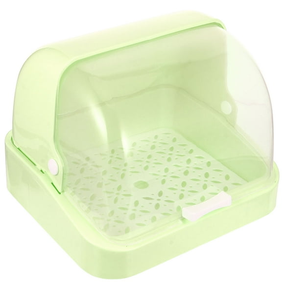 BRIGHTFUFU 1 caja para guardar biberones y cubiertos con bandeja de drenaje.
