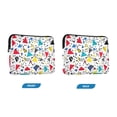 thumbnail image 7 of FORMRS 15"-15.6" Laptop Sleeve Protective Case Soft Carrying Quilted Computer Bag Cover, Colorful Triangles, 7 of 7