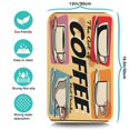 thumbnail image 5 of Coffee Mat, Coffee Mug Vintage Design Coffee Bar Mat for Coffee Station Accessories and Organizer, Absorbent Dish Drying for Kitchen Counter, Coffee Bar Decor Coffee Machine Mat 19.5x12in, 5 of 7