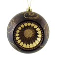 thumbnail image 3 of 2-Finish Pale Blue Retro Reflector Shatterproof Christmas Ball Ornament 8" (200mm), 3 of 7