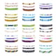 thumbnail image 5 of Guardurnaity 3 piezas de trenzones de trenza brazalete de cable de vidrio resistente al desgaste Cordones de amistad con cáscara de concha buena Ropa, zapatos y accesorios Miscelánea Verde rojo, 5 of 6
