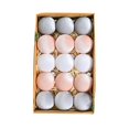 thumbnail image 3 of 15-Piece Faux Fur Christmas Ornaments Set - 3" Soft Hanging Balls for Xmas Tree, Holiday & Winter Wedding Decor, 3 of 7