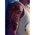 thumbnail image 4 of 5 Sheets Temporary Tattoo Black Koi Fish for Women Men, 4 of 6