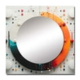 thumbnail image 2 of Designart "Fresh Equilibrium Artistic Mandala Harmony" Modern Geometric Multicolor Large Square Mirror - Square Bedroom Mirror Printed Wall Decor - Modern Square Printed Wall Mirror Art, 2 of 5