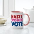 thumbnail image 4 of CafePress - Nasty Women Vote Mug - 11 oz Ceramic Mug - Novelty Coffee Tea Cup, 4 of 4