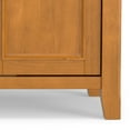 thumbnail image 4 of Amherst 54 inch Wide Solid Wood Transitional TV Stand in Light Golden Brown, 4 of 8