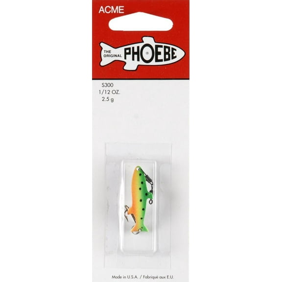 Acme Fishing Lure S300/FT Phoebe Spoon 1 1/4" Firetiger