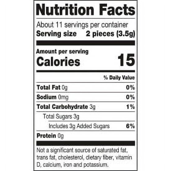 Razzles Classic Candy Gum 1.4 oz Pouch. Peanut Free and Gluten Free. Soy May Be Present.
