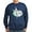 Navy, variant on CafePress - Shark Birthday Sweatshirt - Classic Crew Neck Sweatshirt