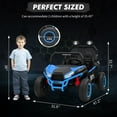 thumbnail image 3 of Sakiyr 24V Ride-On UTV for Kids, 2-Seater Electric off-Road Truck with Remote Control, 3 Speeds, Bluetooth, LED Lights, Metal Frame, Music, Ride on Car Toy for Kids Toddlers, 3 of 8