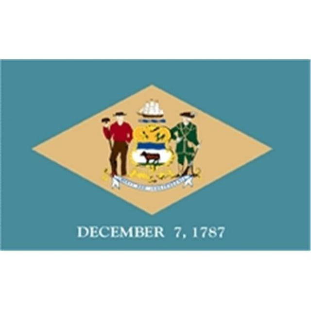 Annin Flagmakers 140850 Drapeau Delaware Nyl-Glo 2 Pi X 3 Pi