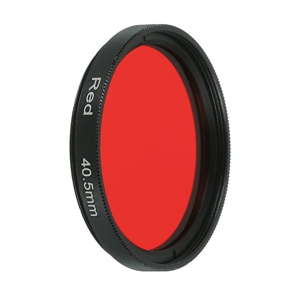 Uxcell 40.5mm Lens Filter,Full Red Camera Filter Scratch Optical Glass Round Fluorescent Filters Universal for Camera Photography Lens