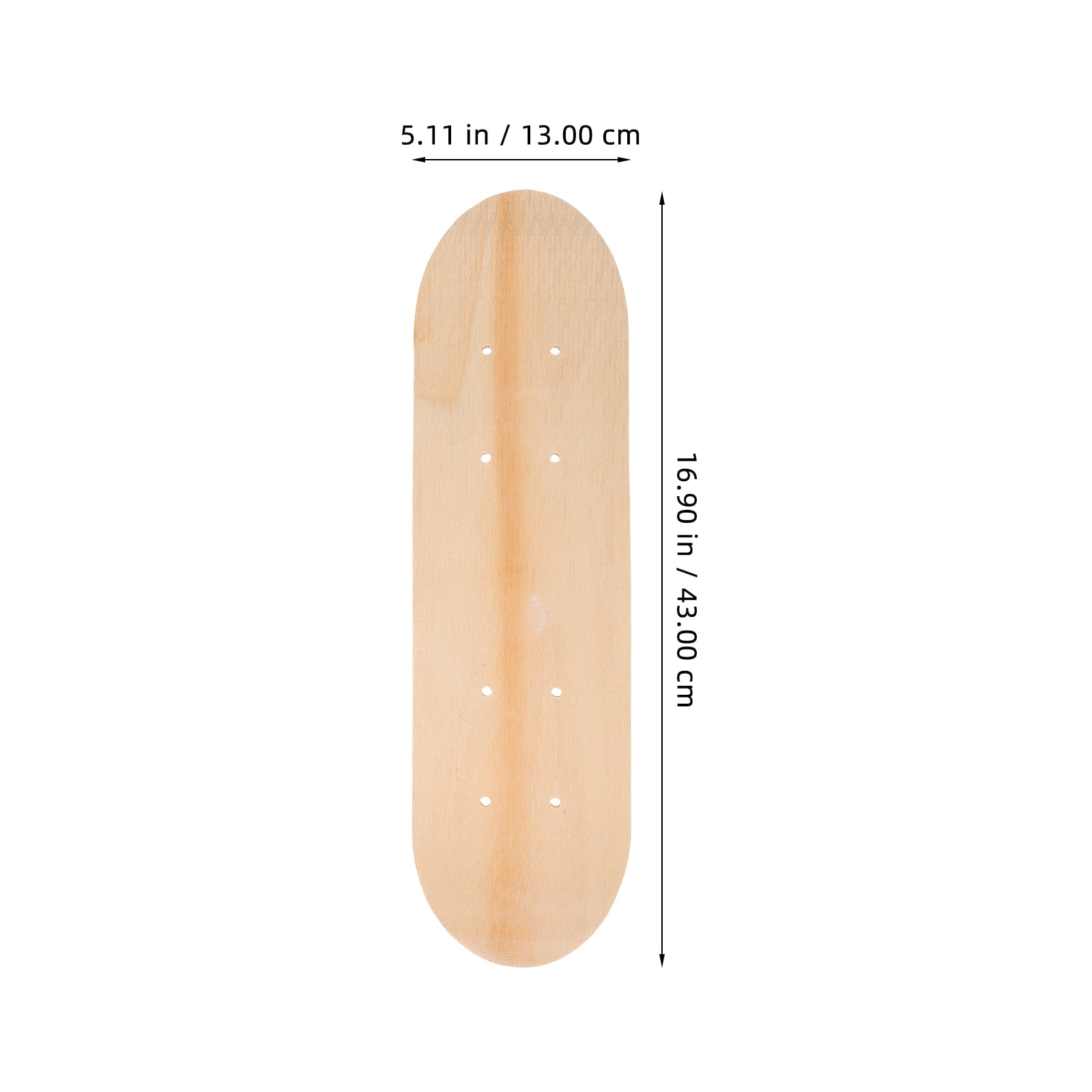 IBASETOY 3Pack Plain Skateboard Decks for Family and Friends