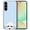 Bichon Frise Dog On Light Blue Background, variant on WIRESTER Shockproof Soft Rubber Cover Case for Samsung Galaxy S24 FE 6.7", Animal Black Miniature Schnauzer Dog On Light Blue Background